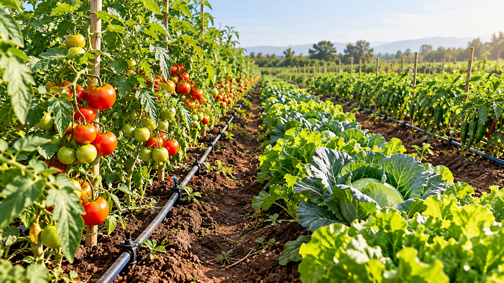 Agricultural irrigation and crops
