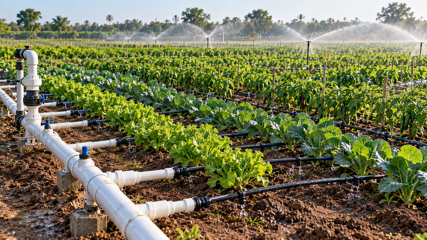 Irrigation infrastructure in agriculture